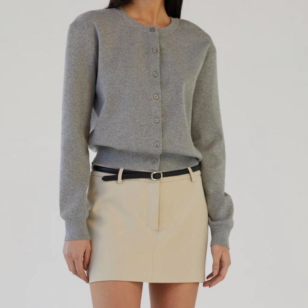 OAK + FORT mini suiting beige skort